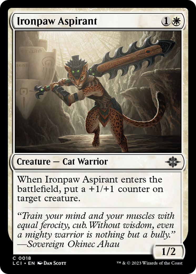 Ironpaw Aspirant [The Lost Caverns of Ixalan] | I Want That Stuff Brandon