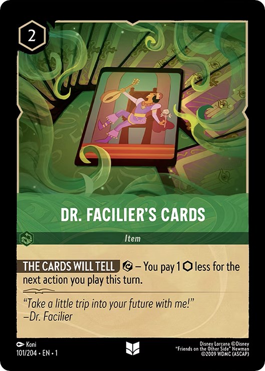 Dr. Facilier's Cards (101/204) [The First Chapter] | I Want That Stuff Brandon