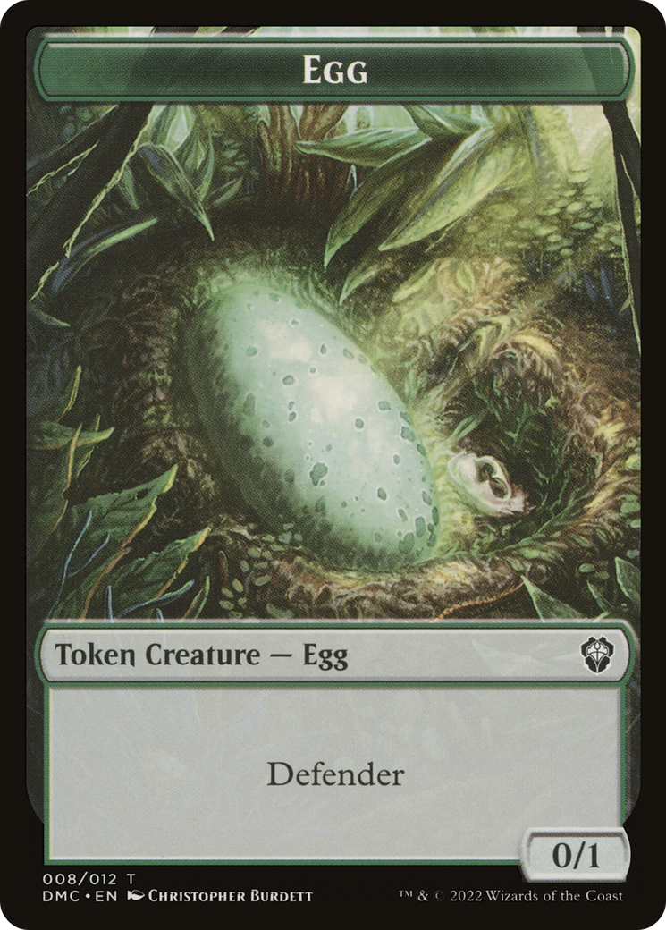 Treasure // Egg Double-Sided Token [Secret Lair Drop Series] | I Want That Stuff Brandon