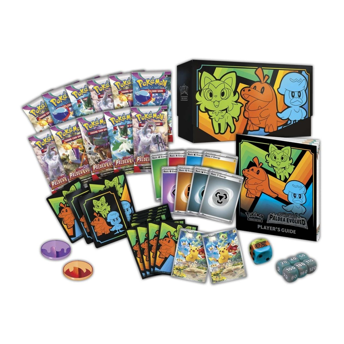 Scarlet & Violet: Paldea Evolved - Elite Trainer Box (Pokemon Center Exclusive) | I Want That Stuff Brandon