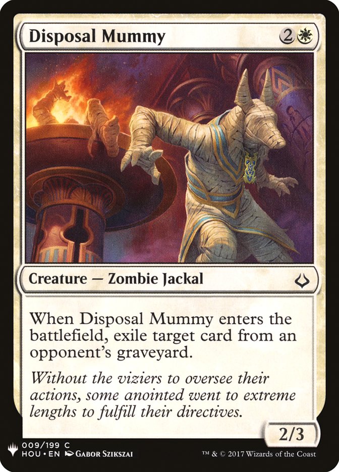 Disposal Mummy [Mystery Booster] | I Want That Stuff Brandon