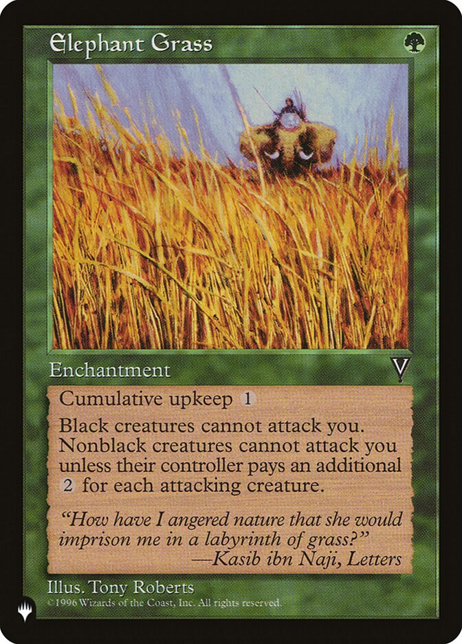 Elephant Grass [The List] | I Want That Stuff Brandon