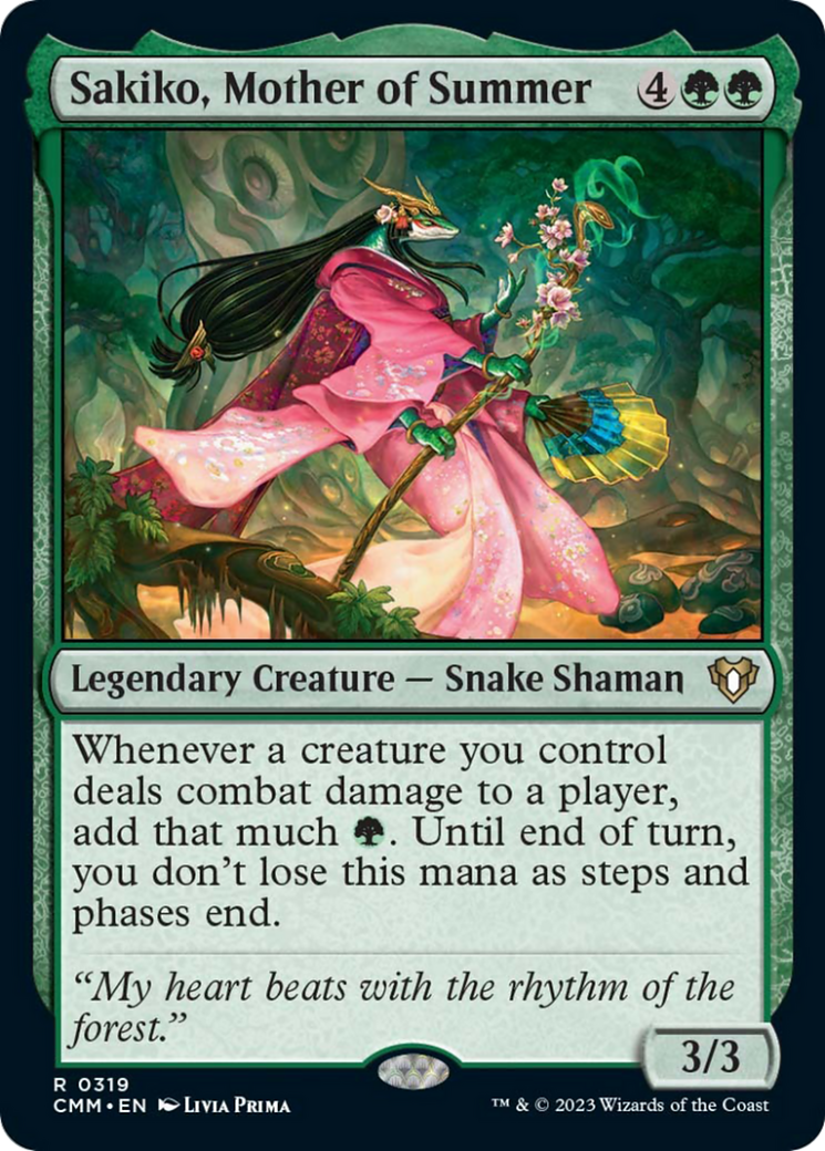 Sakiko, Mother of Summer [Commander Masters] | I Want That Stuff Brandon