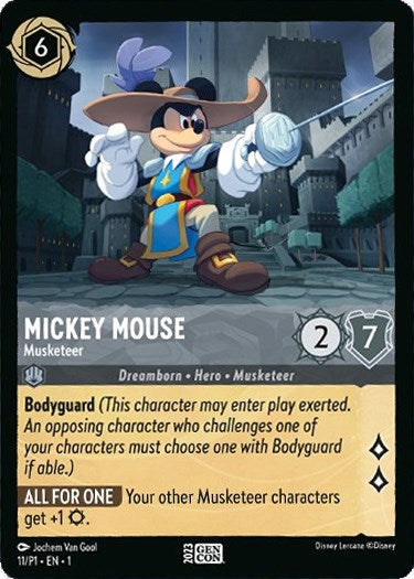 Mickey Mouse - Musketeer (GenCon 2023) (11/P1) [Promo Cards] | I Want That Stuff Brandon