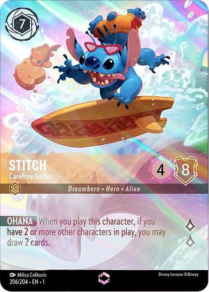 Stitch - Carefree Surfer (Enchanted) (206/204) [The First Chapter] | I Want That Stuff Brandon