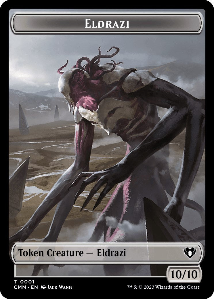 Eldrazi // Elephant Double-Sided Token [Commander Masters Tokens] | I Want That Stuff Brandon