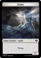 Spirit (0010) // Dragon Egg Double-Sided Token [Commander Masters Tokens] | I Want That Stuff Brandon