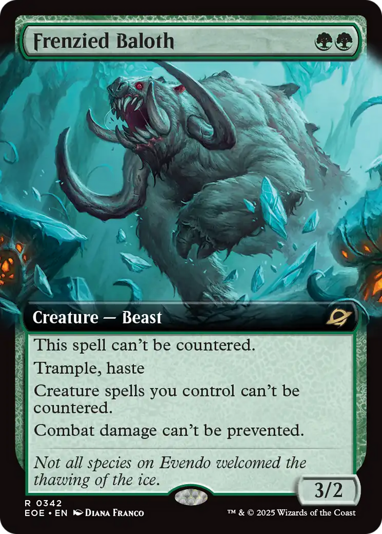 Frenzied Baloth (Extended Art) [Edge of Eternities] | I Want That Stuff Brandon
