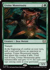 Ursine Monstrosity [Duskmourn: House of Horror Commander] | I Want That Stuff Brandon