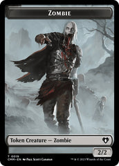 Zombie (0019) // Thrull Double-Sided Token [Commander Masters Tokens] | I Want That Stuff Brandon