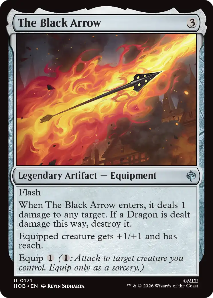 The Black Arrow [The Hobbit] | I Want That Stuff Brandon