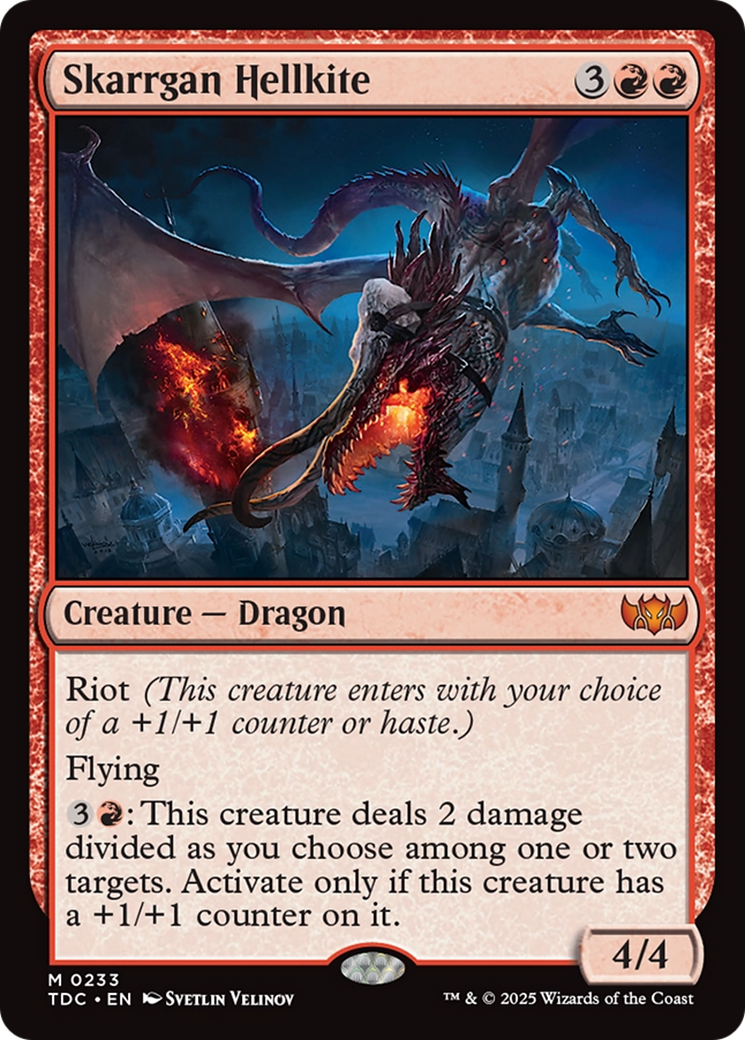 Skarrgan Hellkite [Tarkir: Dragonstorm Commander] | I Want That Stuff Brandon