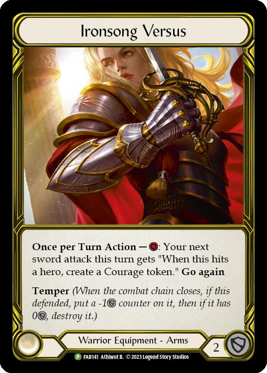 Ironsong Versus (Golden) [FAB141] (Promo)  Cold Foil | I Want That Stuff Brandon