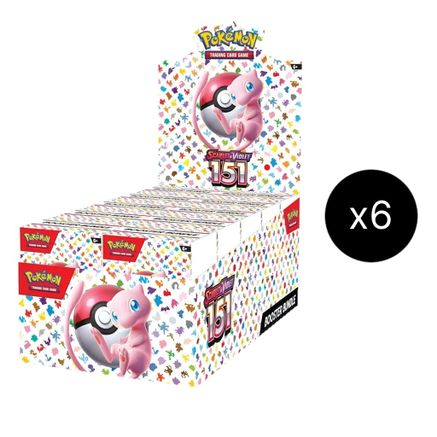 Scarlet & Violet: 151 - Booster Bundle Display Case | I Want That Stuff Brandon