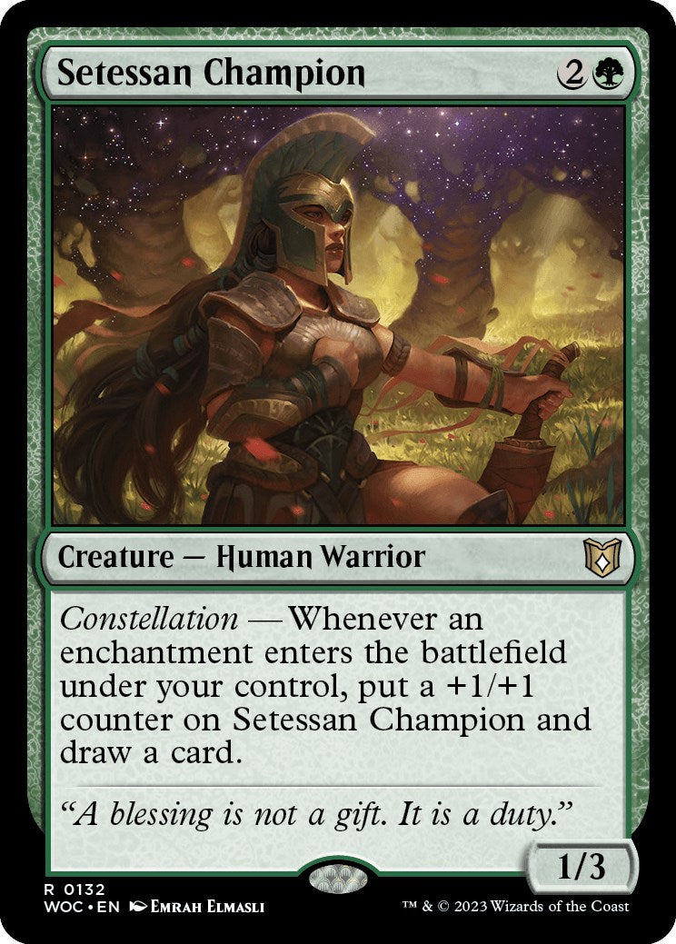 Setessan Champion [Wilds of Eldraine Commander] | I Want That Stuff Brandon