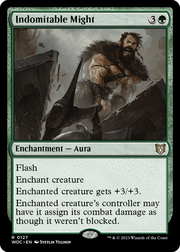 Indomitable Might [Wilds of Eldraine Commander] | I Want That Stuff Brandon