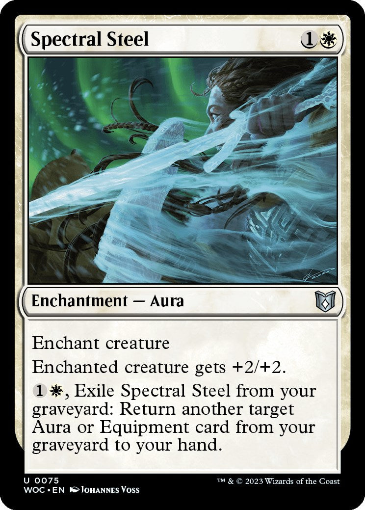 Spectral Steel [Wilds of Eldraine Commander] | I Want That Stuff Brandon