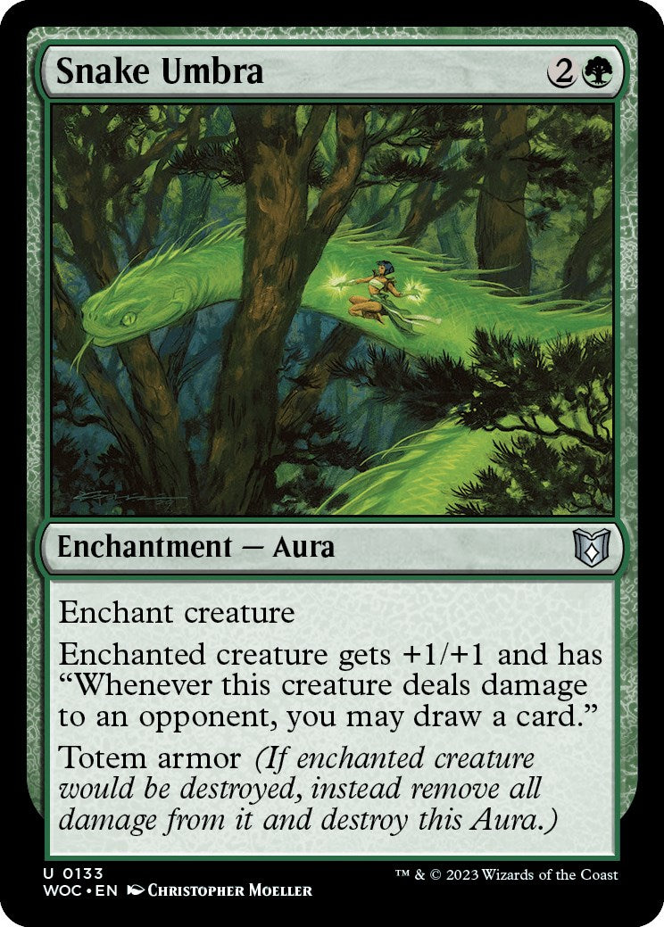 Snake Umbra [Wilds of Eldraine Commander] | I Want That Stuff Brandon