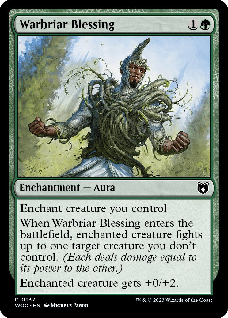 Warbriar Blessing [Wilds of Eldraine Commander] | I Want That Stuff Brandon