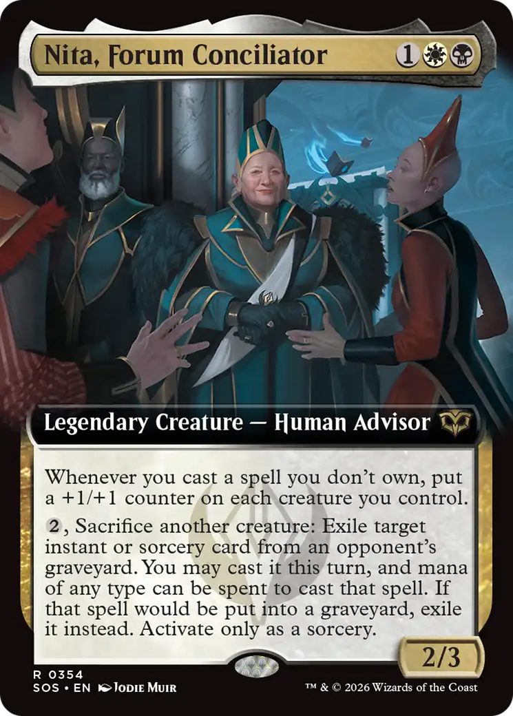 Nita, Forum Conciliator (Extended Art) [Secrets of Strixhaven] | I Want That Stuff Brandon