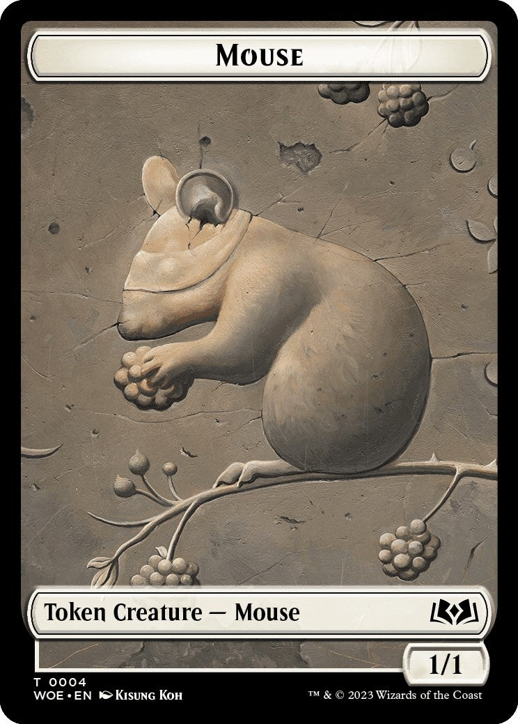 Mouse Token [Wilds of Eldraine Tokens] | I Want That Stuff Brandon