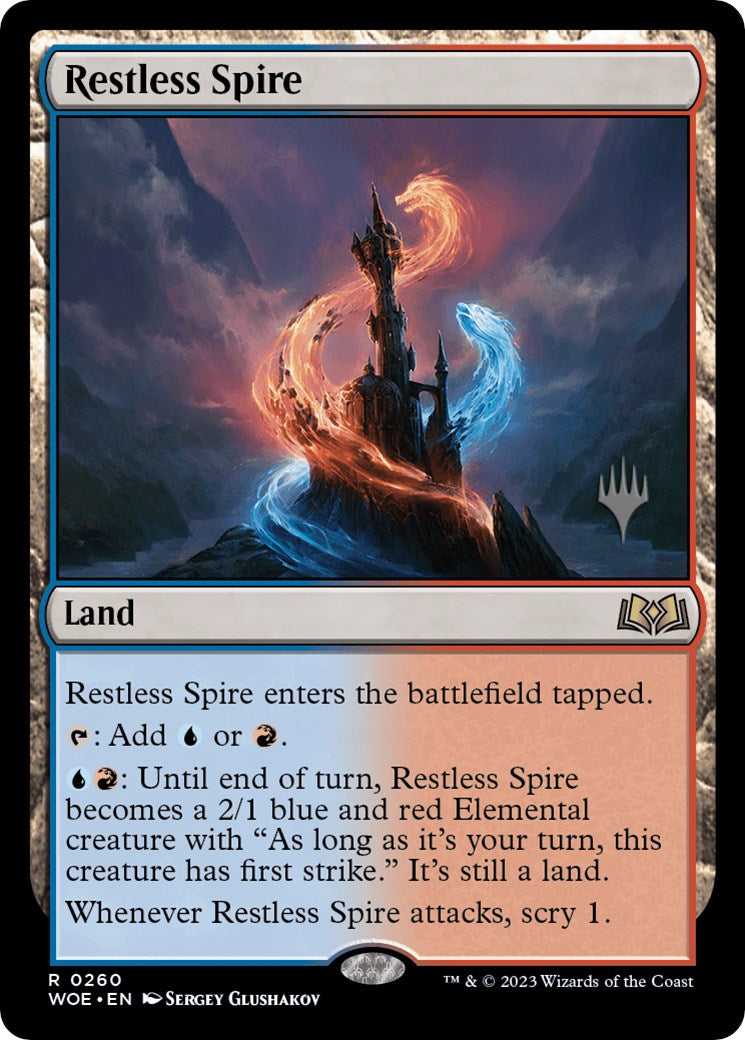Restless Spire (Promo Pack) [Wilds of Eldraine Promos] | I Want That Stuff Brandon