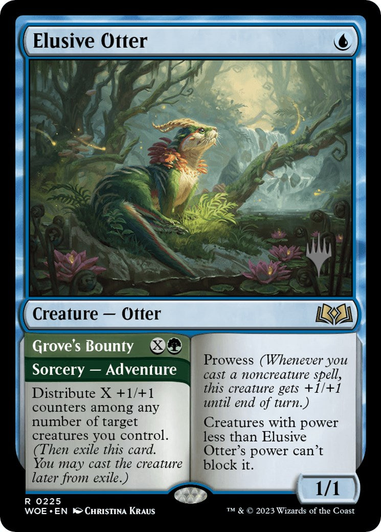 Elusive Otter // Grove's Bounty (Promo Pack) [Wilds of Eldraine Promos] | I Want That Stuff Brandon