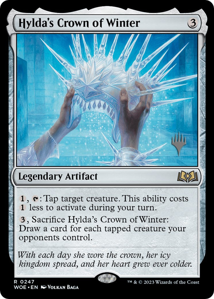 Hylda's Crown of Winter (Promo Pack) [Wilds of Eldraine Promos] | I Want That Stuff Brandon