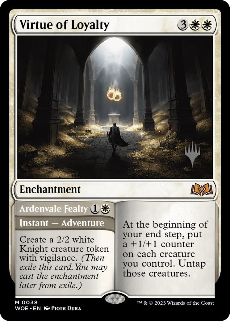 Virtue of Loyalty // Ardenvale Fealty (Promo Pack) [Wilds of Eldraine Promos] | I Want That Stuff Brandon