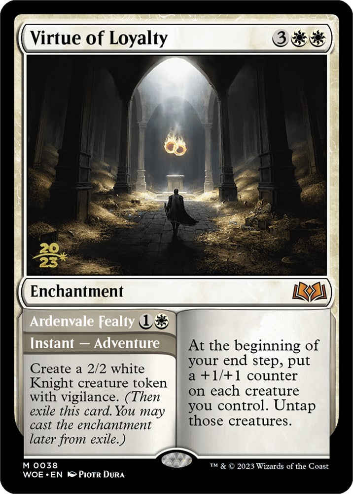 Virtue of Loyalty // Ardenvale Fealty (Promo Pack) [Wilds of Eldraine Promos] | I Want That Stuff Brandon