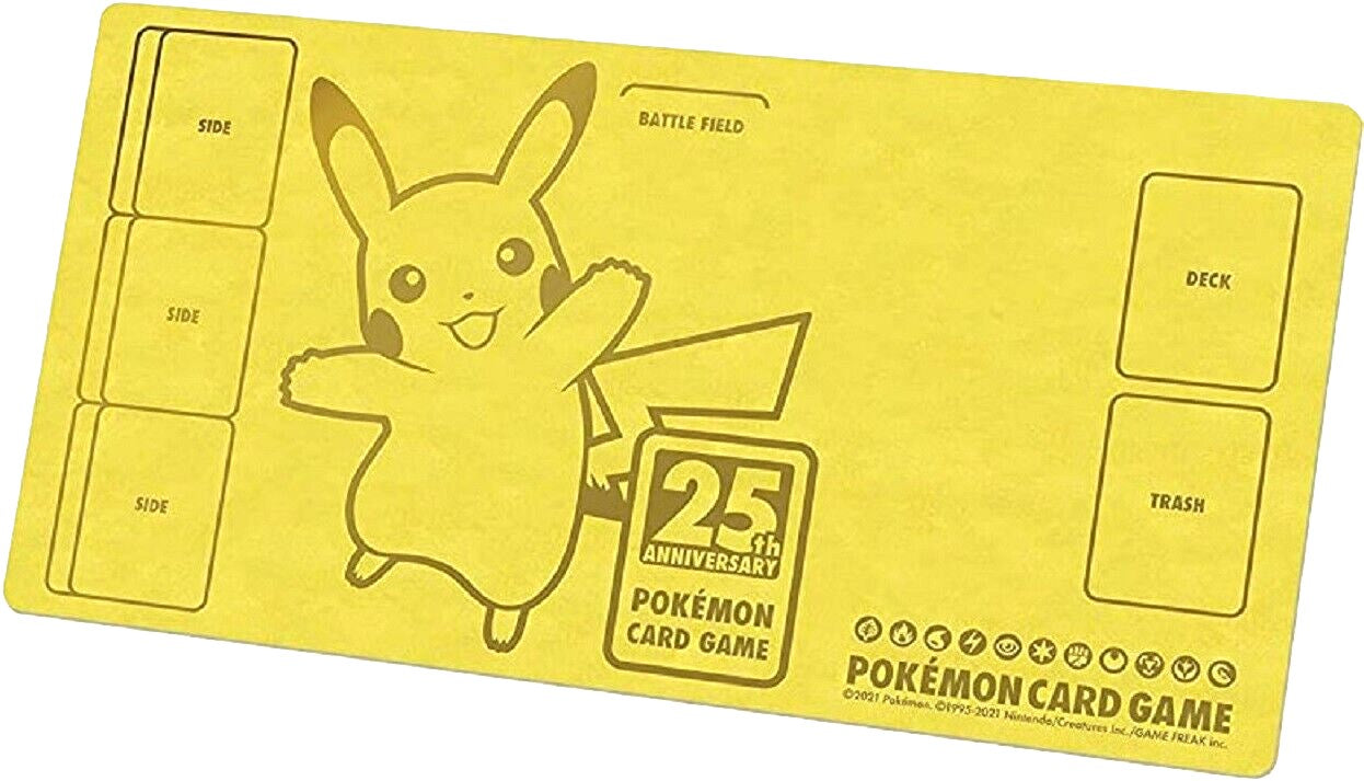 Playmat - 25th Anniversary Golden Box Pikachu | I Want That Stuff Brandon