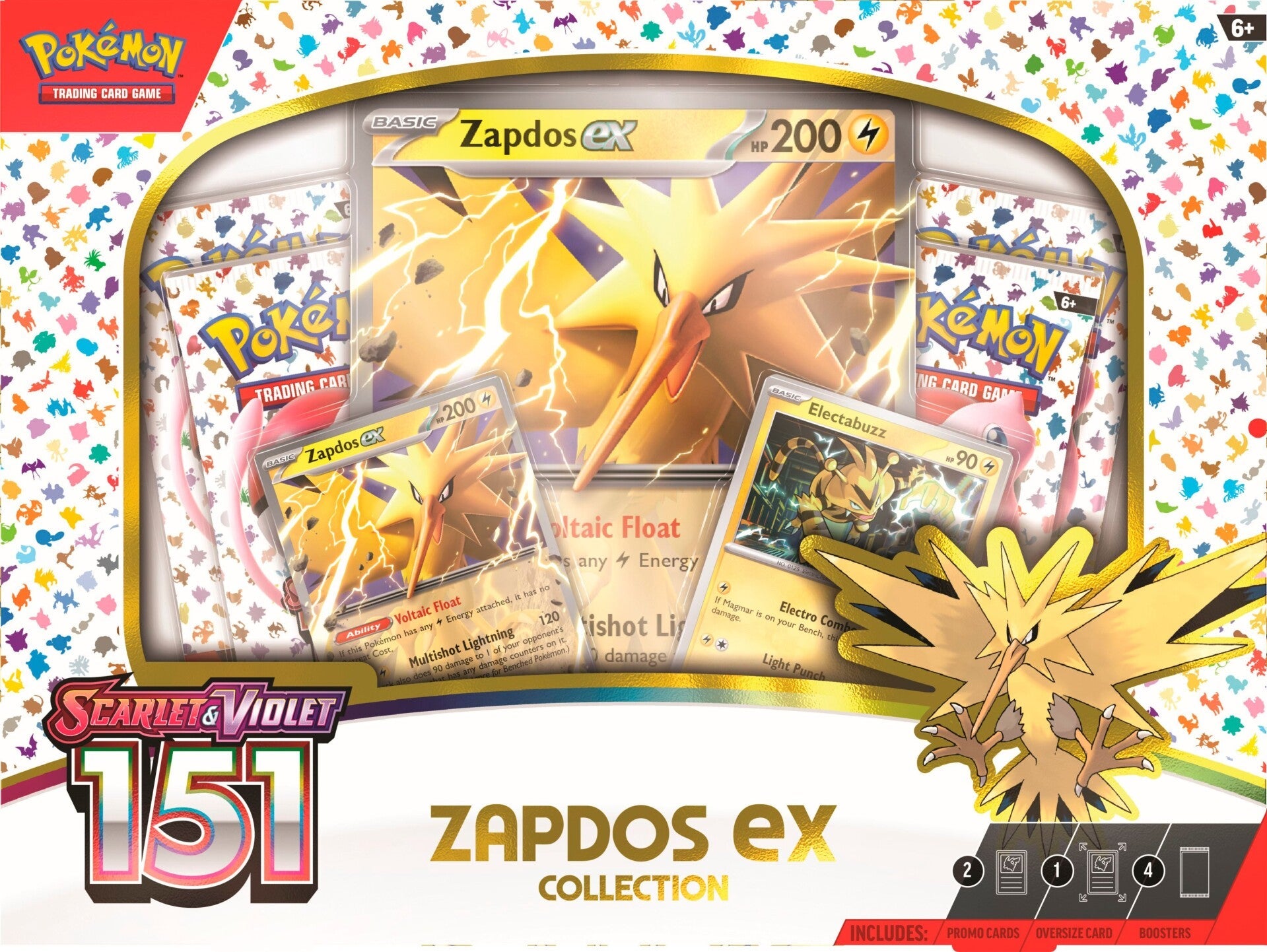 Scarlet & Violet: 151 - Zapdos ex Box | I Want That Stuff Brandon