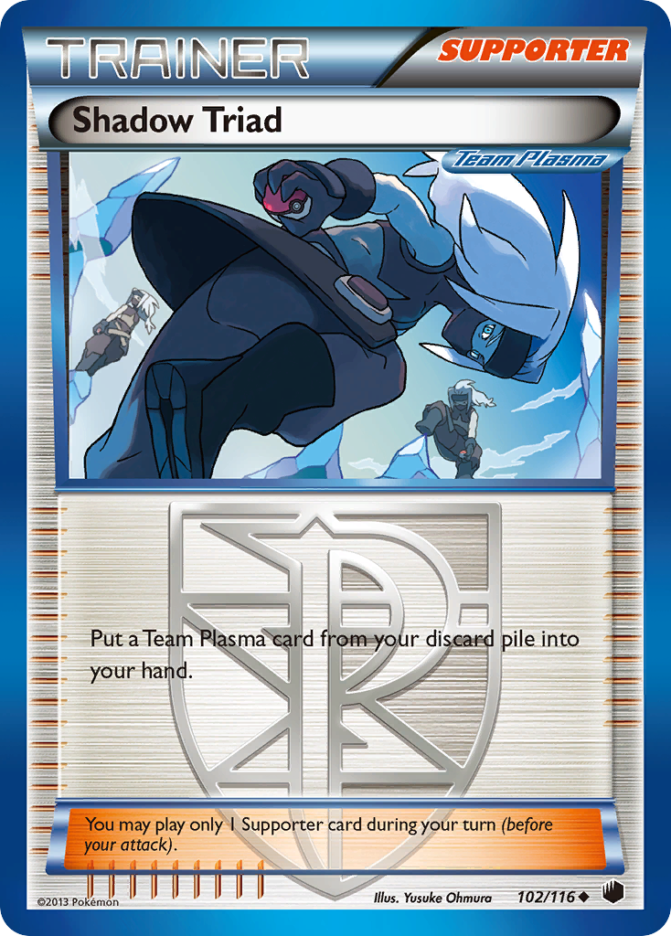 Shadow Triad (102/116) [Black & White: Plasma Freeze] | I Want That Stuff Brandon