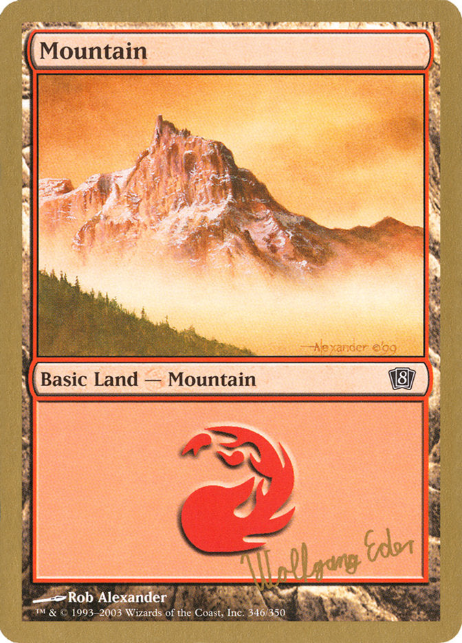 Mountain (we346) (Wolfgang Eder) [World Championship Decks 2003] | I Want That Stuff Brandon