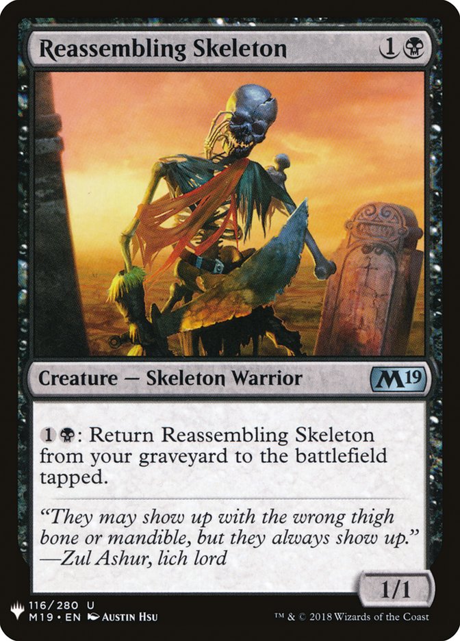 Reassembling Skeleton [Mystery Booster] | I Want That Stuff Brandon