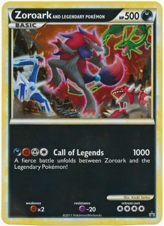 Zoroark and Legendary Pokemon (Jumbo Card) [Miscellaneous Cards] | I Want That Stuff Brandon
