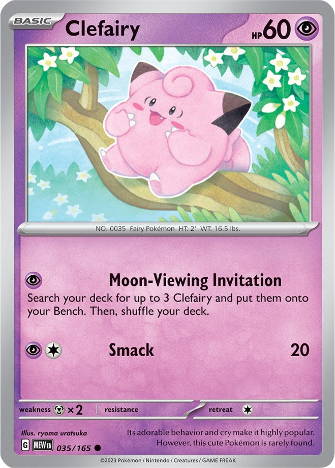 Clefairy (035/165) [Scarlet & Violet: 151] | I Want That Stuff Brandon