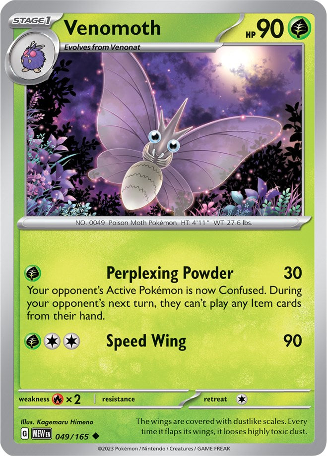 Venomoth (049/165) [Scarlet & Violet: 151] | I Want That Stuff Brandon