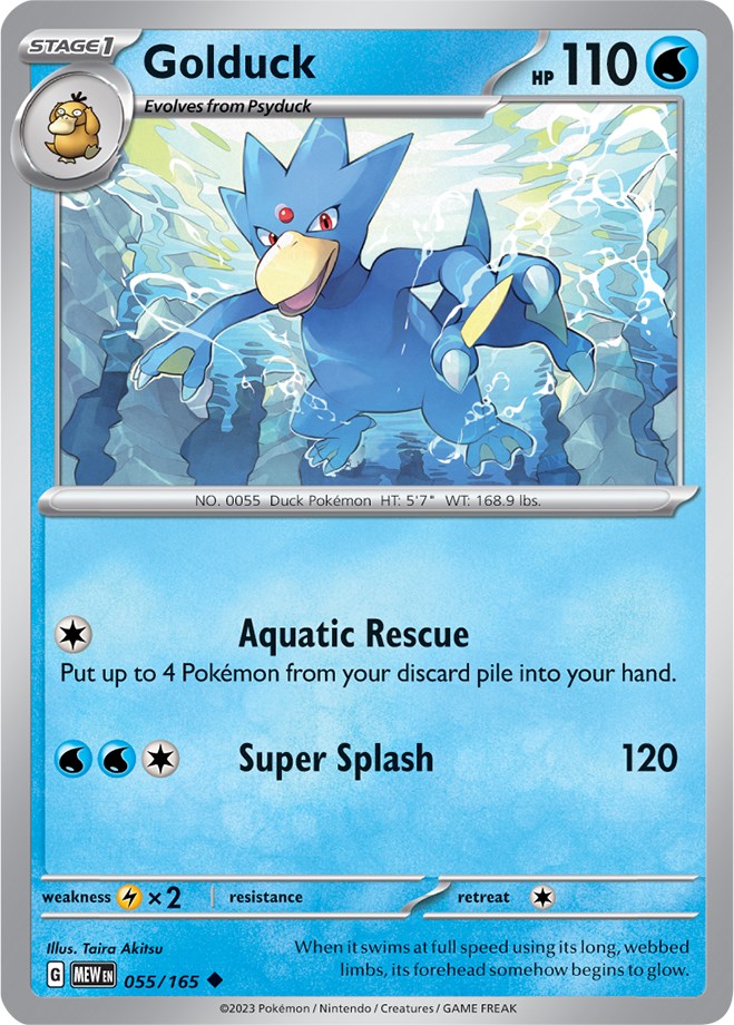 Golduck (055/165) [Scarlet & Violet: 151] | I Want That Stuff Brandon