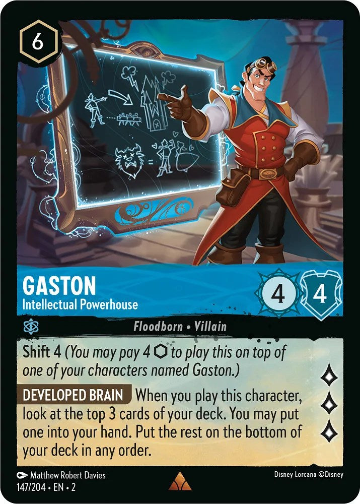 Gaston - Intellectual Powerhouse (147/204) [Rise of the Floodborn] | I Want That Stuff Brandon