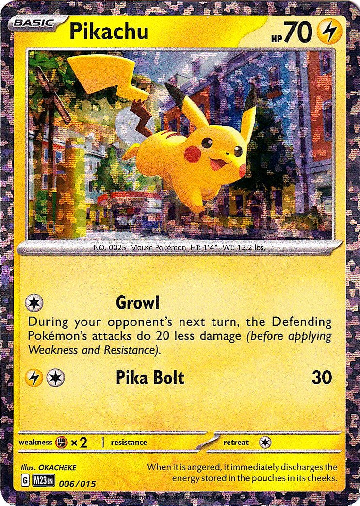 Pikachu (006/015) [McDonald's Promos: 2023 Collection] | I Want That Stuff Brandon