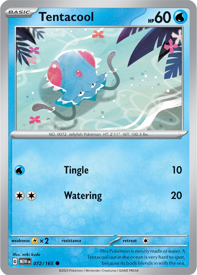 Tentacool (072/165) [Scarlet & Violet 151] | I Want That Stuff Brandon