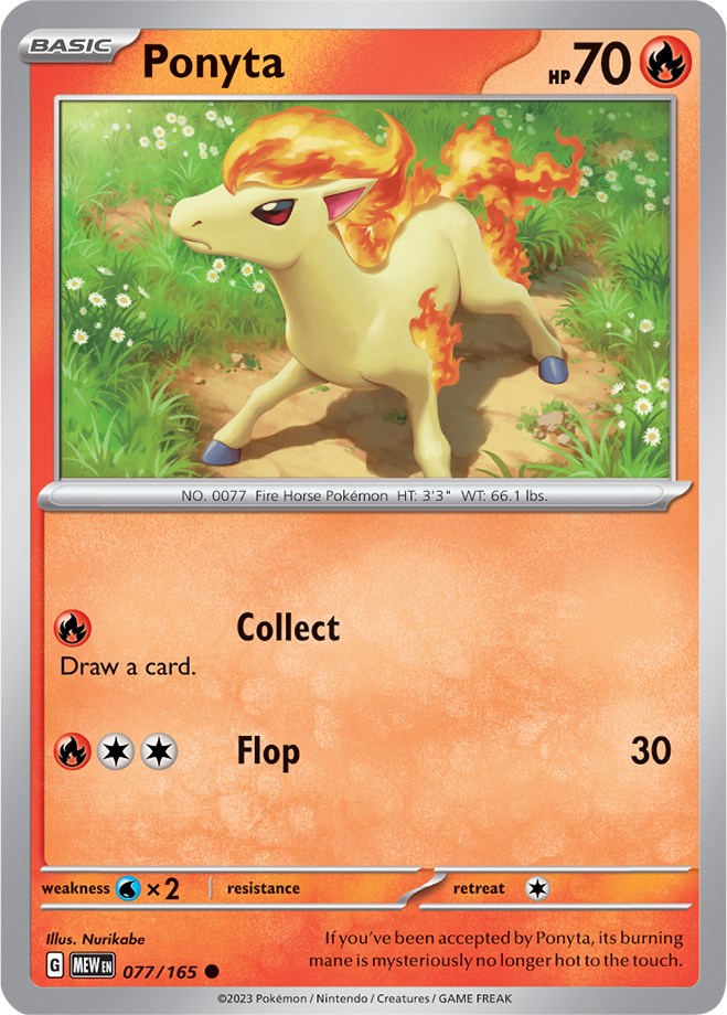 Ponyta (077/165) [Scarlet & Violet: 151] | I Want That Stuff Brandon