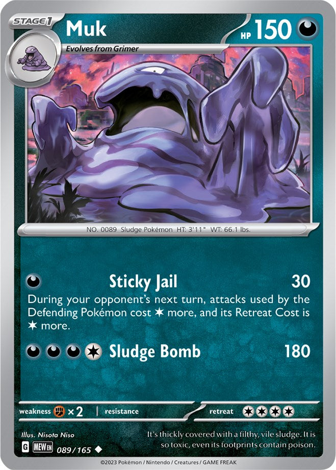 Muk (089/165) [Scarlet & Violet 151] | I Want That Stuff Brandon