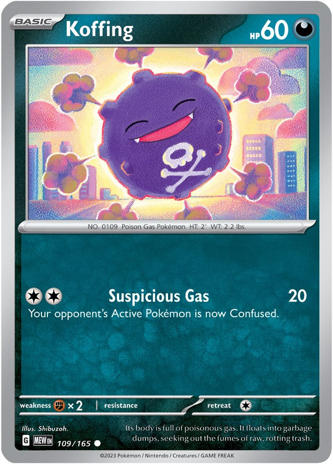 Koffing (109/165) [Scarlet & Violet 151] | I Want That Stuff Brandon