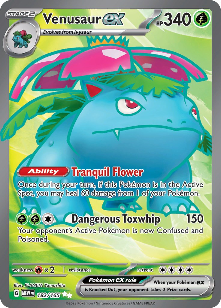 Venusaur ex (182/165) [Scarlet & Violet: 151] | I Want That Stuff Brandon