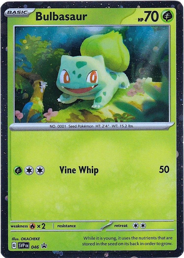 Bulbasaur (046) (Cosmos Holo) [Scarlet & Violet: Black Star Promos] | I Want That Stuff Brandon