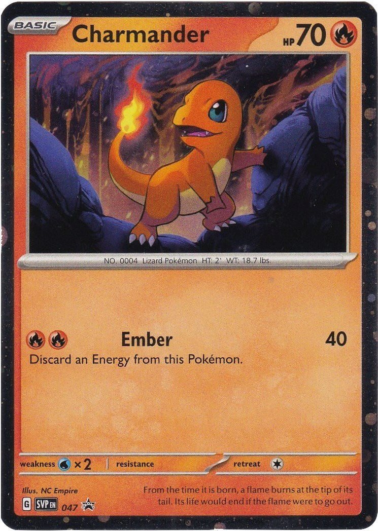 Charmander (047) (Cosmos Holo) [Scarlet & Violet: Black Star Promos] | I Want That Stuff Brandon