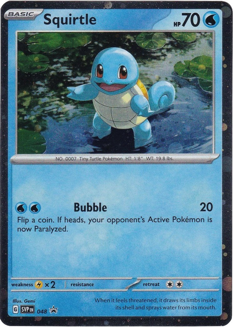 Squirtle (048) (Cosmos Holo) [Scarlet & Violet: Black Star Promos] | I Want That Stuff Brandon
