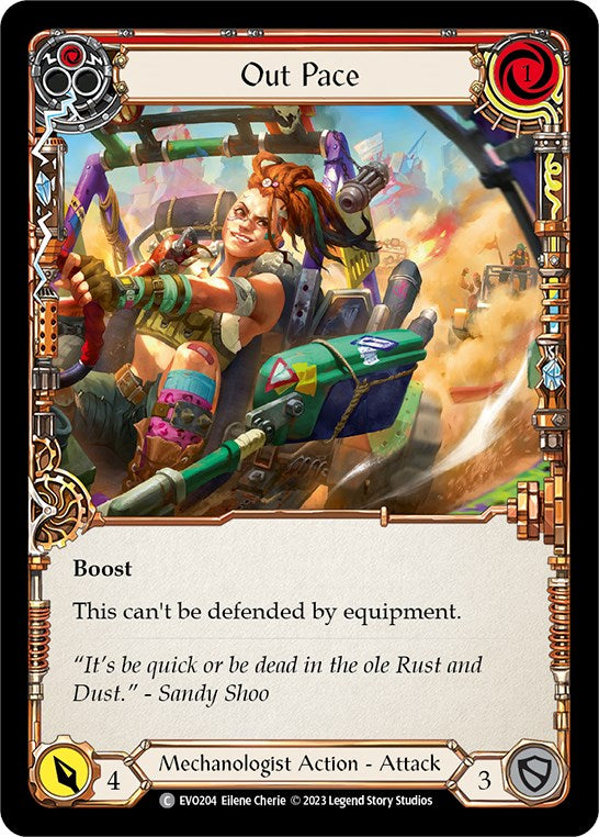 Out Pace (Red) [EVO204] (Bright Lights)  Rainbow Foil | I Want That Stuff Brandon